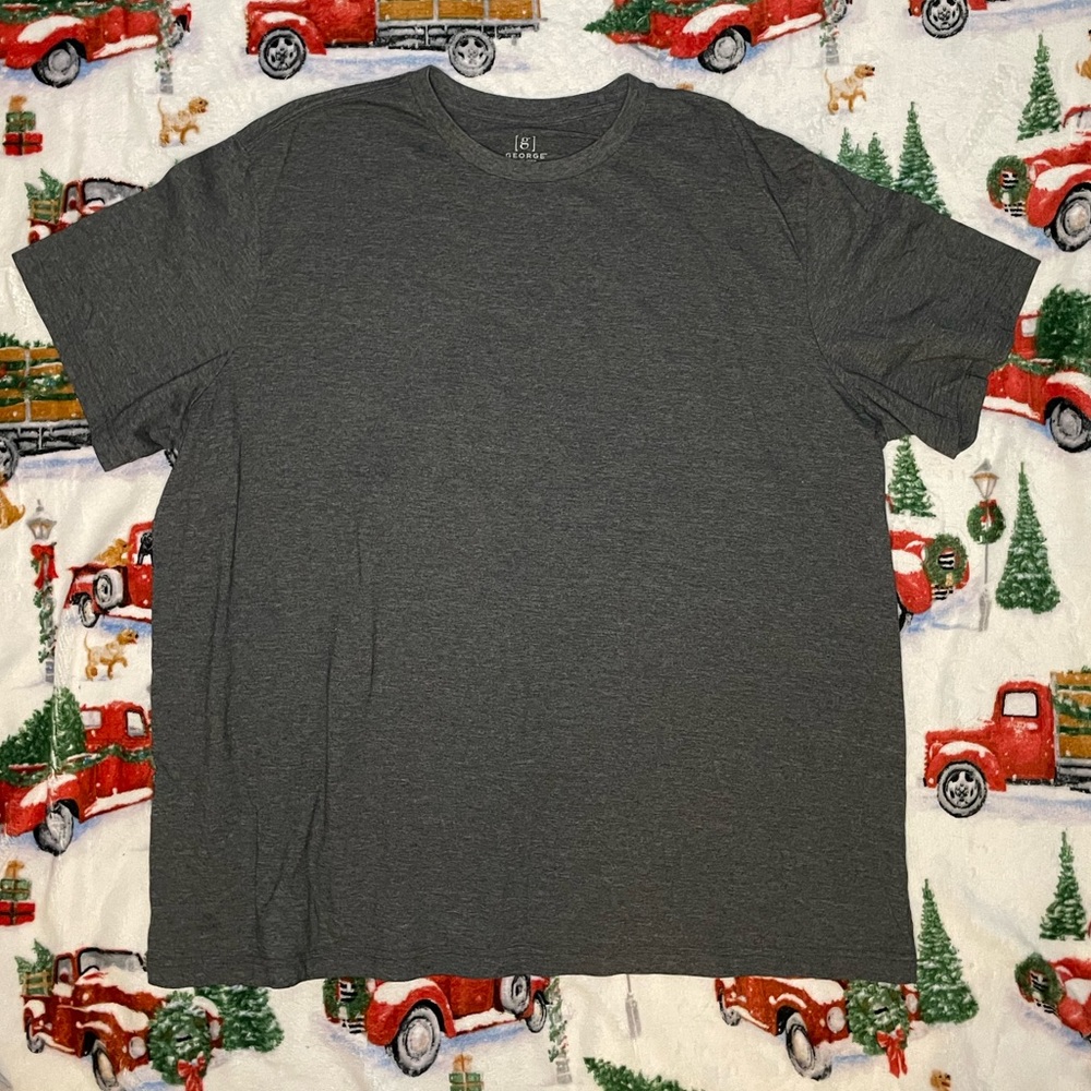 George Dark Grey Short Sleeve T-Shirt {Size 3XL}